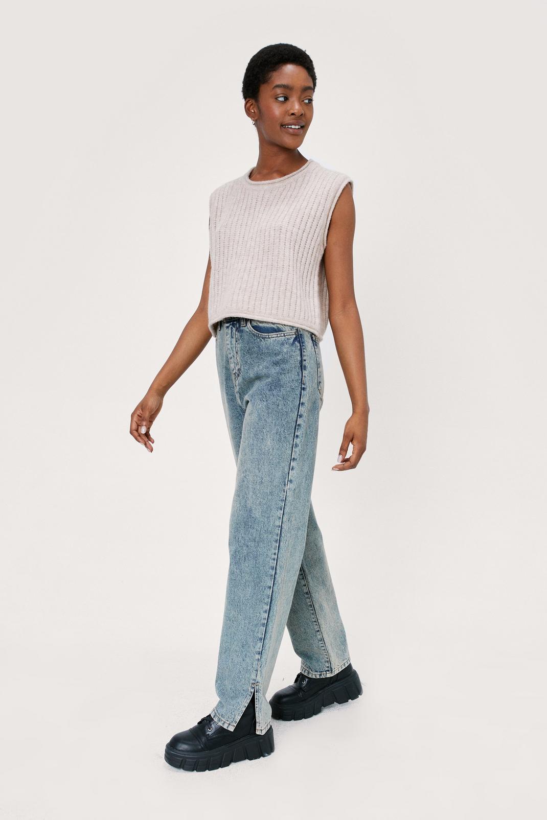 split hem skinny jeans